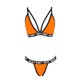 thumbnail image 2 of Gibobby Conjuntos de bragas de encaje Lenceria Sexy, Pijama Sexy, Conjunto de Traje de mucama de lencería Sexy para Mujer(Naranja, XXG), 2 of 4