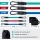 thumbnail image 2 of Ligas Bandas De Resistencia Para Ejercicio De Glúteo Pierna con 3 Niveles Xtellar negro, 2 of 4