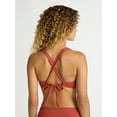 thumbnail image 4 of Time and Tru Women's and Women's Plus Ribbed Twist Front Bikini Top, Sizes XS-2X, 4 of 6