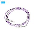 thumbnail image 3 of Uxcell Eyeglass Strap 4 Pack Adjustable Eye Glasses Holder Chains Beaded Sunglasses Eyewear Retainer Purple Mixed Color, 3 of 6