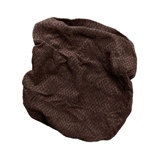 Funda de silla, funda de silla de cocina, funda elástica para silla para decoración de banquetes Marron oscuro