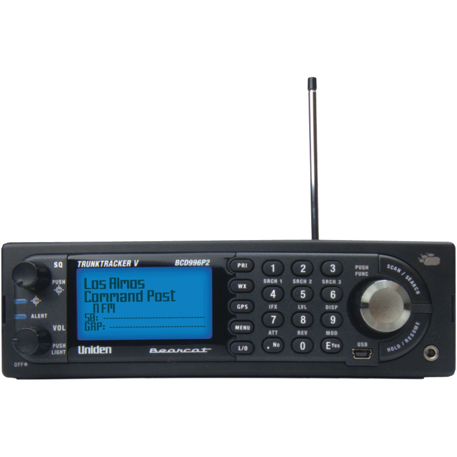 Uniden BCD996P2 TrunkTracker V Digital Mobile Scanner & BC20 Accessory CB/Scanner Speaker