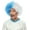Light Blue/White, variant on Sports Fun Wig Adult Halloween Accessory