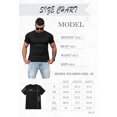 thumbnail image 4 of ABPHQTO Camiseta de manga corta ajustada con estampado de oso ROBOTIC gris para hombre, 4 of 5
