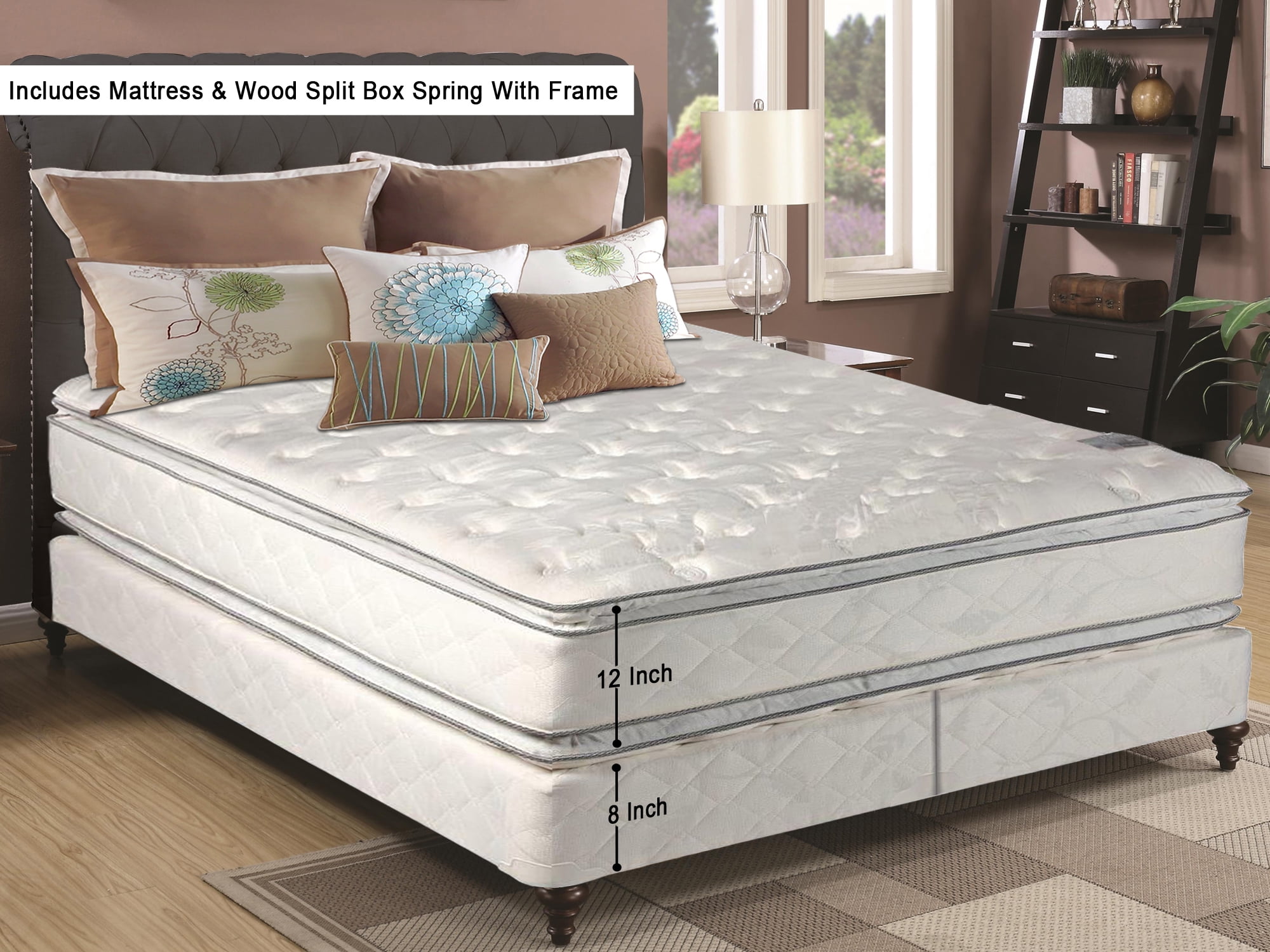 double sided pillow top california king mattress