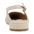 thumbnail image 4 of Journee Womens Bertie Sling Back Two Tone Pointed Toe Flats, 4 of 10