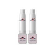 ABP Touch Up Basecoat Plus Clearcoat Spray Paint Kit Compatible with Bright Red Pearl Bora Volkswagen (LG3S)