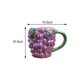 thumbnail image 4 of Taza de café cerámica Perfecl Forma de fruta uva, 4 of 8