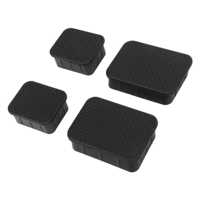 Front Axle Plug, Crash Bar End Rubber Cover Rust Proof Lightweight For Vehicle