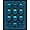 Black Blue, Pattern 3, variant on ODIKA Gothic Ghost Skull Horror Occult Pentagram Skeleton Wings Border for Playroom, Bedroom, Reading Nook, Pet Friendly & Kids Safe Play