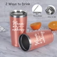 thumbnail image 2 of Mama In The Making New Mom Travel Tumbler, Funny Pregnant Mom Baby Shower Gifts, Funny Mother''s Day Gifts For Pregnant Mom Mom To Be Her, Insulated Stainless Steel Travel Tumbler, 2 of 6