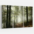 thumbnail image 2 of Tableau moderne imprimée sur toile Design Art Lumière en foret, 2 of 3