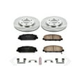 thumbnail image 3 of Power Stop Front Stock Replacement Brake Pad and Rotor Kit KOE6321, 3 of 8