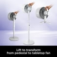 thumbnail image 3 of Fan Shark FlexBreeze Pedestal & Tabletop Oscillating White, 3 of 9