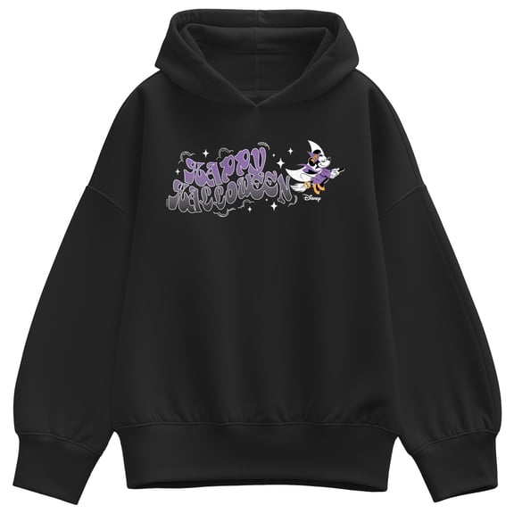 Disney - Witch Minnie Happy Halloween Oversized Fleece Hoodie Sweatshirt