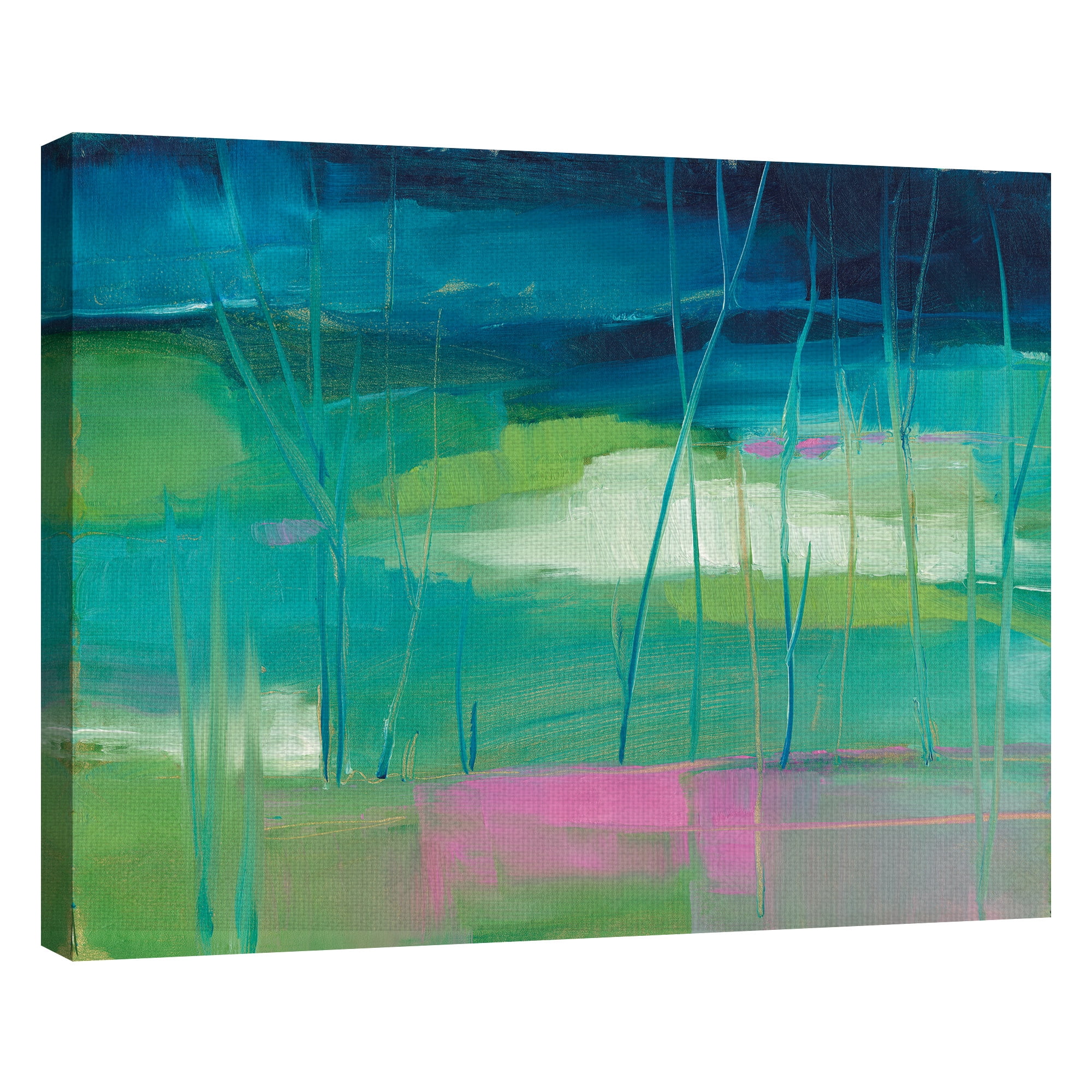 Masterpiece Art Gallery Lily Pond By Michelle Abrams Canvas Art Print 22" x 28"