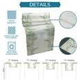 thumbnail image 7 of Table Runner Dresser Scarves 48 Inch Long, Watercolor Green Leaves on White Linen Dining Table Runners Rustic Farm Botanical Leaf Tabletop Scarf for Wedding Holiday Party Kitchen, 7 of 7