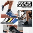 thumbnail image 2 of COOPLUS 10 Pairs Mens Ankle Socks Men 10 Pack Low Cut Comfort Cushion Casual Socks, 2 of 4