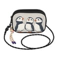 thumbnail image 2 of FORMRS Mini Crossbody Bag for Women Adjustable Shoulder Rope Travel Casual Phone Purse, Cute Puffin, 2 of 7