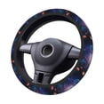 thumbnail image 2 of Cauagu Planets Stars And Galaxies1 Print Car Steering Wheel Cover - Universal Car Accessory for Diverse Cars for Steering Wheel with a Diameter of 14.5"-15", 2 of 7