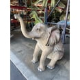 thumbnail image 3 of Sitting Elephant Statue, 3 of 6