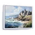 thumbnail image 2 of Designart "Coastal Village in Brittany French Coastal Beauty I" Nautical & Beach Floater Framed Canvas Wall Art, 2 of 7