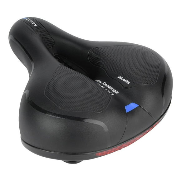 Qiilu Bike Soft Seat Comfortable Shockproof Saddle Replacement Bicycle Accessory, Road Bike Saddle, Bike Seat