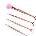 thumbnail image 2 of Juego de brochas de maquillaje de sirena, brochas cosméticas para polvos, sombras de ojos, base, colorete, herramienta de maquillaje de belleza suave, 6 colores degradados, 2 of 3