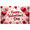 180X110cm, variant on LUUFILx Valentine's Day Backdrop Romantic Heart Decorations Banner for Party Photography Props Background Celebration Event Supplies