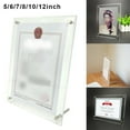 thumbnail image 4 of Acrylic Photo Frame Diy Transparent Poster Photo Frame Painting Hall Bedroom Wall Guest Picture Frame Table Frame, 4 of 8
