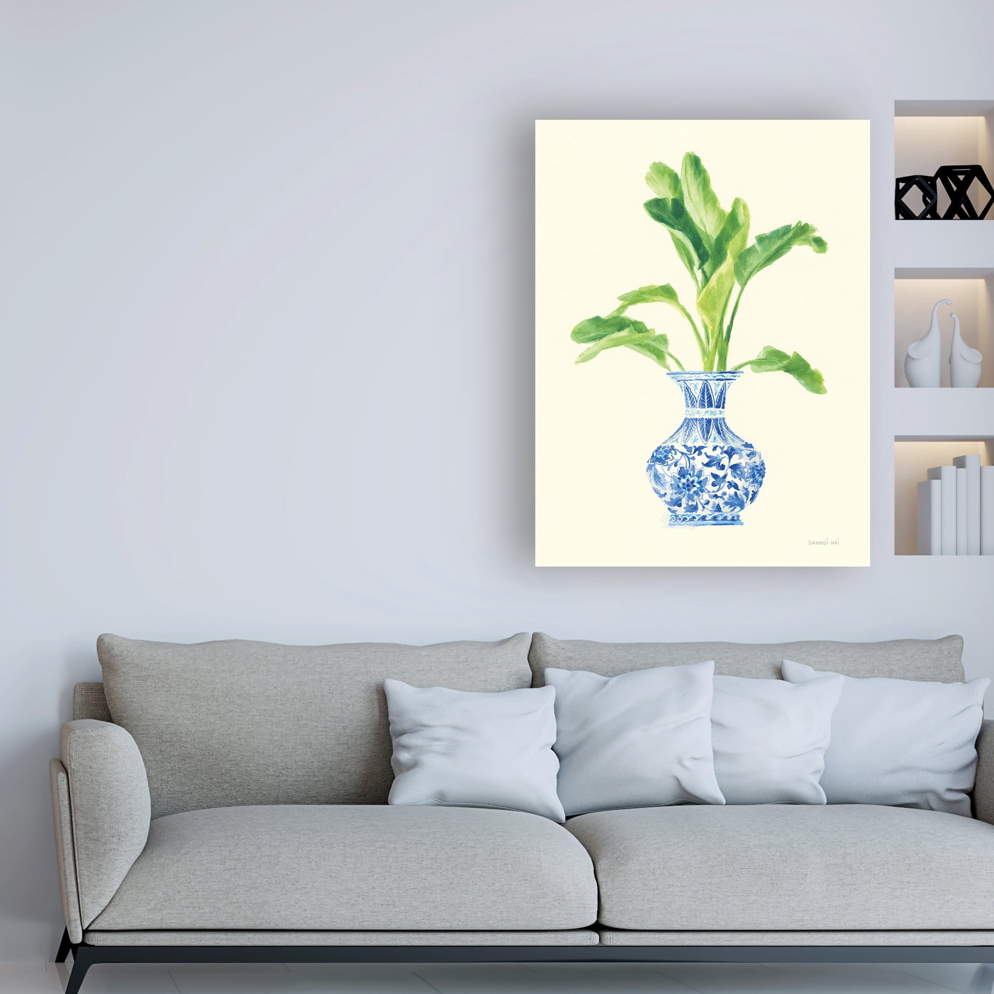 Trademark Fine Art 'Palm Chinoiserie I' Canvas Art by Danhui Nai