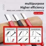 EXLEAF 2026 New Diamond Coated Sharpening Stone, Efficient Blade Sharpener, Sturdy Multi-Purpose Metal Sharpening Stones for Scissors, Knives, Garden Tools, Ergonomic Grip for Comfortable Use