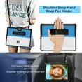 thumbnail image 4 of SOATUTO Heavy Duty Case Cover for Microsoft Surface Pro 8 / Surface Pro X 13" Tab Hard Back Case with Tempered Glass Screen Film Pen Holder Hand Strap Fit for Type Cover Keyboard - Black+Blue/1 Pcs, 4 of 6