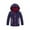 Dark Blue, variant on Odeerbi Toddler Boys Girls Softshell Jacket Fall Winter Windproof Waterproof Windbreaker Solid Color Long Sleeve Hooded Technical Jacket Kids Outdoor Outerwear Toddler Clothes Dark Blue