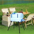 thumbnail image 3 of Cubo para Acampar Barril Mineral Contenedor Almacenamiento 12L Con Soporte Desmontable Recorrido Sin Conductor, 3 of 9