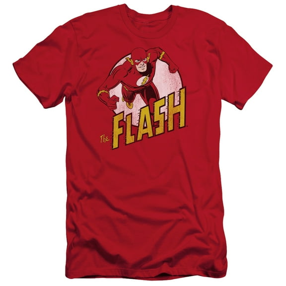 Dc Flash - The Flash - Slim Fit Short Sleeve Shirt - Large