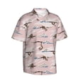 thumbnail image 2 of Haiem Cloud Sloth Printed Hawaiian Shirt for Men - Men’s Casual Beach Summer Shirts - Stretch Fabric with Modern Fit-Large, 2 of 9