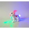 thumbnail image 2 of Cute dancing baby bunny toy with cute battery-powered music for babies little rabbit 3D light music jumping rabbit toy (White), 2 of 5