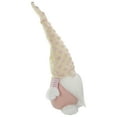 thumbnail image 3 of Northlight Plush Spring Gnome Figure with Polka Dot Hat - 24" - Pink/Yellow, 3 of 5