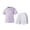 Purple, variant on CYRBOKO Girls Athletic Outfit Sets, Breathable Summer Short Sleeve Elastic Waist Quick-dry Kids Clothing Sets Pink Size 10-12 T