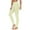 Beige, variant on Qiopertar Women's Solid Color Yoga Leggings Stretchy Breathable Casual Pants Comfy Workout Tights for Exercise Fitness, Green XL
