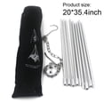 thumbnail image 4 of sweethay Trípode para parrilla de fogata, olla colgante, soporte para Camping, estante de cocina portátil, juego de soporte para utensilios de Kits de desorden para acampar, 4 of 6