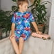 thumbnail image 4 of Balery Bright Flowers Conjunto de Pijama Infantil de Manga Corta con Estampado – Ropa de Dormir de Algodón Suave-3X-Large, 4 of 6