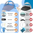 thumbnail image 3 of Carpa de playa HAPPY TRAVEL Happy Travel con protección UV UPF 50+, 3 of 7