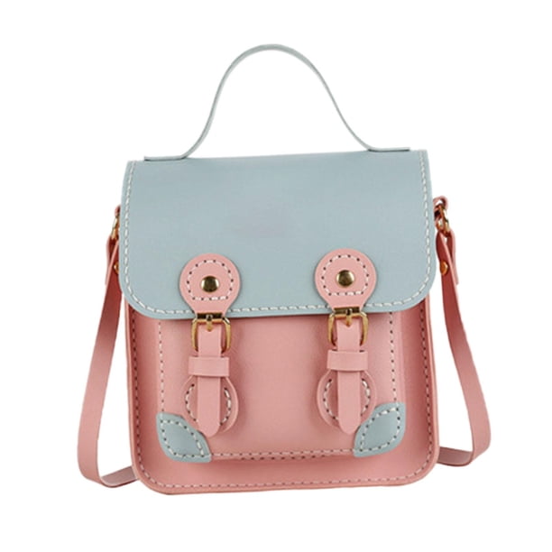 Paquete de materiales para bolsos hechos a mano: materiales para hacer bolsos de moda para principiantes. Azul rosado
