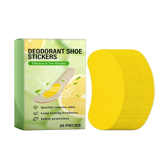 Long Lasting Shoe Odor Remover - 20 Pack Shoe Stickers for Odor Elimination and Refreshing Footwear 20PCS