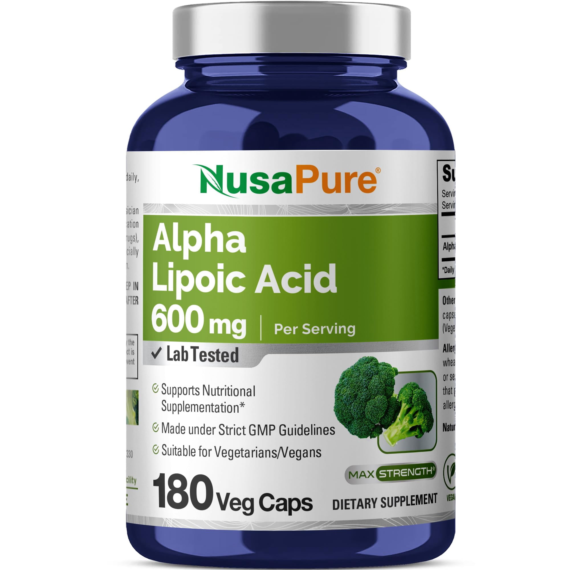 nusapure glutathione Reduced 500mg Veggie Caps 180 Vegan Supplement Interaction of Polyethyleneimine-Functionalized ZnO Size:22 lb / 10 kg Gluta Plus supplement