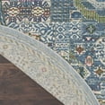 thumbnail image 5 of Nourison Global Vintage French Country Ivory Light Blue 6' x ROUND Area Rug, (6' Round), 5 of 8