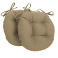 thumbnail image 1 of Coussins de Chaise Ronds en Sergé Uni 16 Pouces (Ensemble de 2), 1 of 2