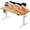 Light Vintage1, variant on HUANUO Electric Standing Desk, Whole Piece Desktop, Adjustable Height Computer Desk, 4 Height Memory Settings, Sit Stand Up Desk for Home Office, 48" x 24", Light Vintage